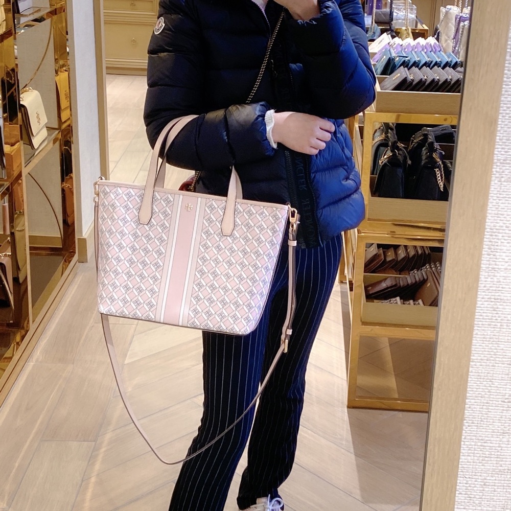 Tory Burch Geo Logo mini Top Zip Tote - Picture 9 of 9